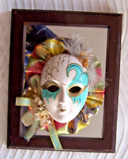 Masque vénitien décoratif d'occasion  Poix-du-Nord