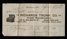 C.1910s richards trunk for sale  Halethorpe