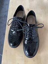 Clarks black patent for sale  PONTEFRACT