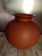 Terracotta vase rillendekor gebraucht kaufen  Wriedel