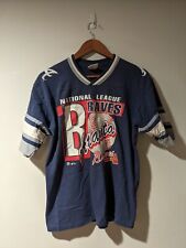Usado, Camiseta vintage 1998 de los Atlanta Braves MLB béisbol juvenil X-grande azul mangas 3/4 segunda mano  Embacar hacia Mexico