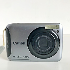 Used, Canon PowerShot A490 10.0MP Digital Camera Silver TESTED for sale  Shipping to South Africa
