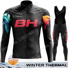 Conjunto de jersey de ciclismo 2023 equipe masculina inverno lã térmica manga longa roupa terno comprar usado  Enviando para Brazil