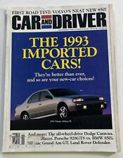 Usado, Revista de carro e motorista vintage 1992 Dodge Caravan Chevrolet Blazer BMW 850i Pontiac comprar usado  Enviando para Brazil