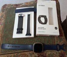 Smartwatch Fitbit original e pulseira Sense Versa 3 pulseiras pequena azul meia-noite comprar usado  Enviando para Brazil