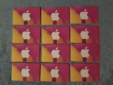 12 tarjetas de arte y artesanía coleccionables de Apple iTunes usadas ya canjeadas, usado segunda mano  Embacar hacia Argentina