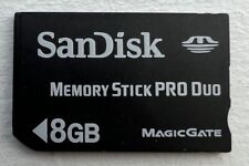 SanDisk 8GB Memory Stick Pro Duo Magic Gate Memory card - Black for sale  Shipping to South Africa