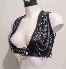 Handmade biker top for sale  LONDON