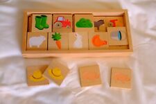 Wooden memory game for sale  LONDON