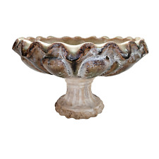 Used, Vintage Fruit Bowl Pillar Stand Cement Heavy 11 1/2" x 7" Large for sale  Shipping to South Africa