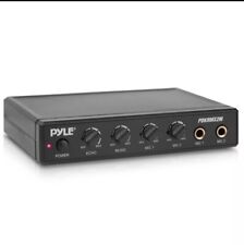 Mixer de áudio compacto para karaokê Pyle - Mixer de som de áudio portátil profissional... comprar usado  Enviando para Brazil