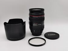 Lente de zoom telefoto Canon EF 24-70mm f/2.8L USM com capuz e filtro UV comprar usado  Enviando para Brazil