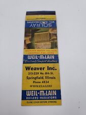 Weaver inc. weil for sale  Eureka