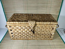 Vintage woven rattan for sale  Shipping to Ireland