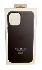 Apple Originale cover iphone 12 pro max pelle Magsafe usato  Trinitapoli