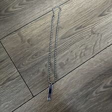 Gucci silver necklace for sale  LOUGHTON