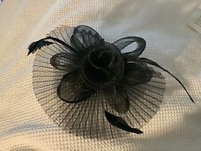 Ladies fascinator black for sale  HOVE