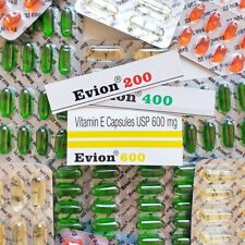 Vitamina E - Cápsulas Evion para rosto brilhante unhas fortes brilho acne rugas, usado comprar usado  Enviando para Brazil