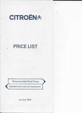 Citroen price options for sale  WHITBY
