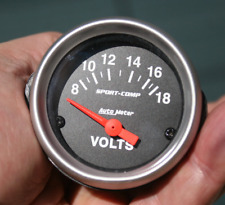 Voltímetro AutoMeter 2 5/8" Sport-Comp Vintage Volts - 3391, usado comprar usado  Enviando para Brazil