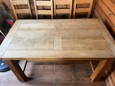 distressed oak dining table for sale  BROMLEY