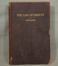 Usado, raro libro antiguo de leyes antiguo La ley del arresto en acciones civiles y penales segunda mano  Embacar hacia Argentina