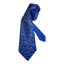 Usado, Gravata de seda de luxo ITALO FERRETTI arte azul feita à mão na Itália com: 3,25" nova sem etiquetas comprar usado  Enviando para Brazil