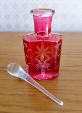 Cranberry glass perfume for sale  SCUNTHORPE