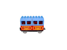 Lego® Duplo Wagon kolejowy POCIĄG 4x8 Western Pasażer CZERWONY NIEBIESKI POCIĄG na sprzedaż  Wysyłka do Poland