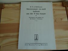 Hoffmann noten klaviersonate gebraucht kaufen  Leutenbach