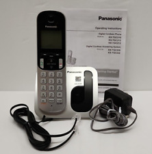 Teléfono inalámbrico digital Panasonic plateado con base KX-TGC210 - completo segunda mano  Embacar hacia Argentina