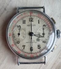 Vintage Angelus Cronógrafo Relógio Aviador Militar Calibre 215 da década de 1940... comprar usado  Enviando para Brazil
