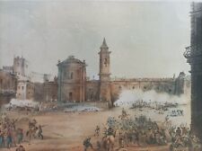 1861 litografia acquerellata usato  Marano Di Napoli