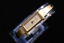 Relógio de quartzo feminino GUCCI 1500L todo dourado do Japão【ESTADO PERFEITO】 W8 comprar usado  Enviando para Brazil