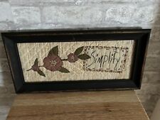 Primitive quilted simplify for sale  Richford