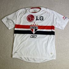 Camiseta de futebol vintage Reebok Sao Paulo FC futebol grande RBK LG SPFC #10 rara comprar usado  Enviando para Brazil