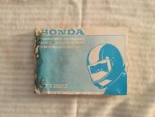 Honda owner manual for sale  UK