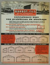 Prospectus brochure barbot d'occasion  Auneau