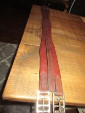 Brown leather girth for sale  SLEAFORD