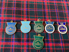 Euro-Curl Champs Aviemore 1976 x 2, 1977, 1978 x 2, 1979 & 1980, Curling Stone for sale  Shipping to South Africa