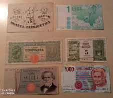 Lotto banconote repubblica usato  Italia