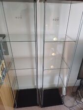 glass display cabinets for sale  YEOVIL