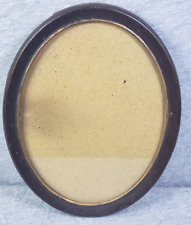 Marco ovalado antiguo de metal pintado marrón y dorado para 7 x 9 segunda mano  Embacar hacia Mexico