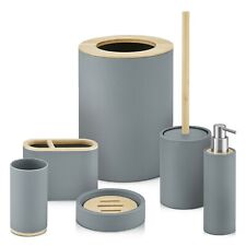 6pc grey bamboo for sale  UK