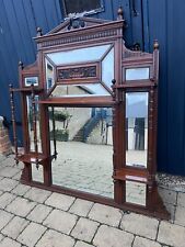 Victorian overmantle mirror for sale  KETTERING