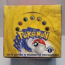 Pokemon GERMAN Base Set 1st Edition Booster Pack Box EMPTY BOX!!, used for sale  Shipping to Canada