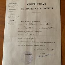 Certificat bonne vie d'occasion  Châteauneuf-en-Thymerais