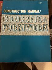 Manual de construcción: concreto y encofrado de T. W. Love (libro de bolsillo) segunda mano  Embacar hacia Argentina