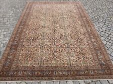 Tapete de decoração oriental antigo turco antigo Oushak tapete de área grande tapete de lã floral, usado comprar usado  Enviando para Brazil