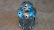 Metal glass lantern for sale  VENTNOR